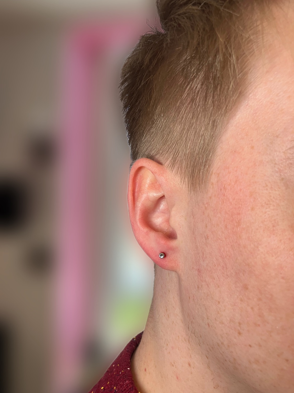 Ohrläppchen-Piercing